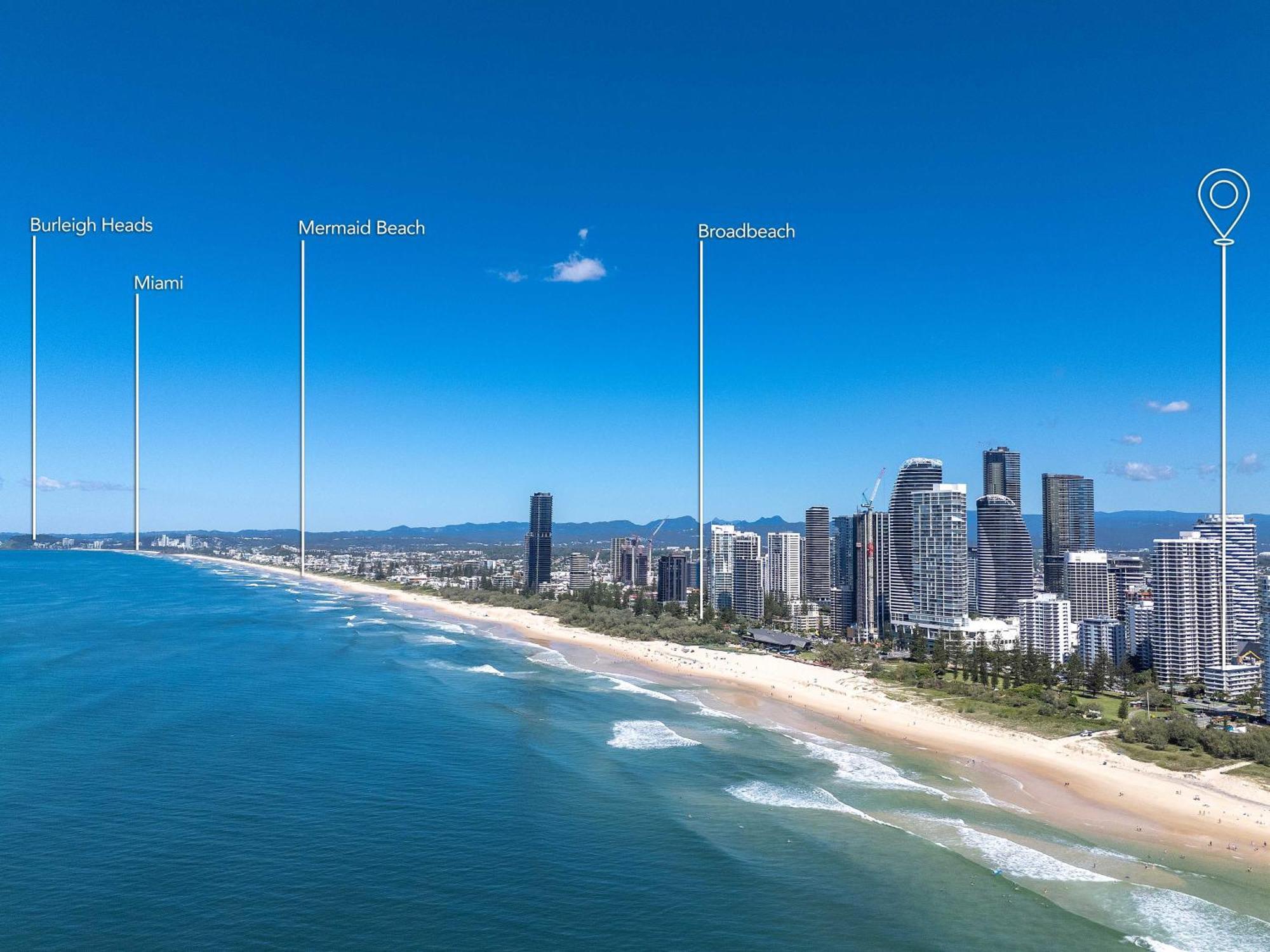 Hi Ho Beach Apartments On Broadbeach Χρυσή Ακτή Εξωτερικό φωτογραφία